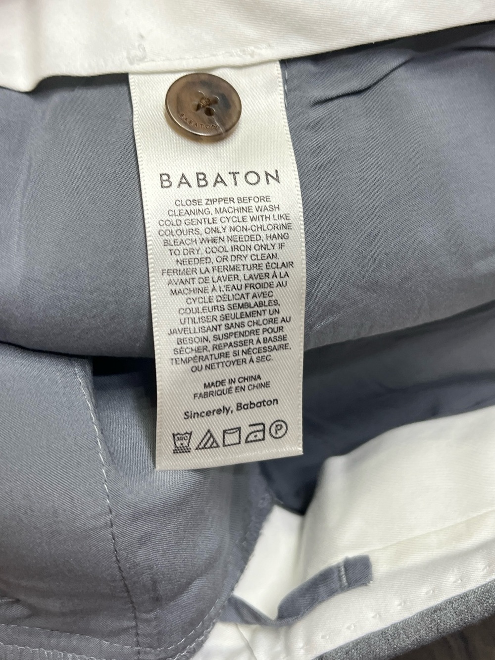 Aritzia Babaton Markova Pant Eversential Heather Dark Grey - Picture 9 of 13